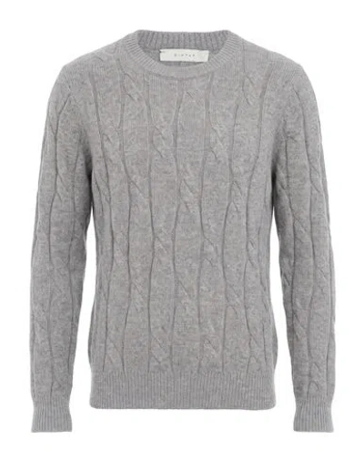 Diktat Man Sweater Grey Size M Merino Wool, Polyamide, Acrylic In Animal Print