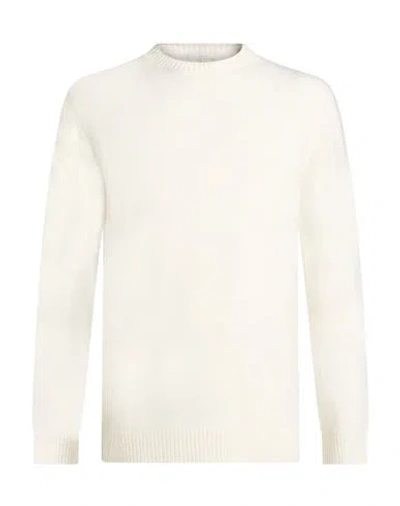 Diktat Man Sweater Ivory Size Xxl Acrylic, Wool, Polyamide, Elastane In White