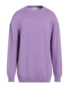 Diktat Man Sweater Light Purple Size 3xl Merino Wool