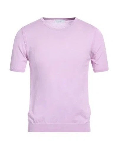 Diktat Man Sweater Lilac Size Xl Silk, Cotton In Purple