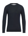 Diktat Man Sweater Midnight Blue Size L Merino Wool, Silk, Cashmere