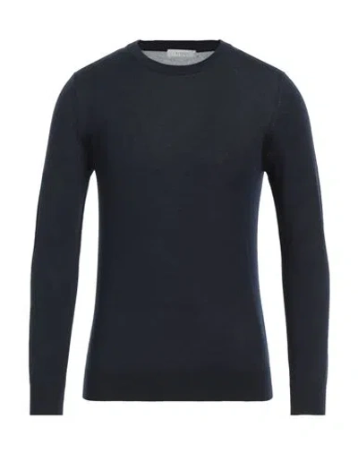 Diktat Man Sweater Midnight Blue Size L Merino Wool, Silk, Cashmere