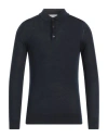 Diktat Man Sweater Midnight Blue Size M Merino Wool, Silk, Cashmere