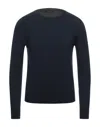 Diktat Man Sweater Midnight Blue Size Xxl Viscose, Polyamide, Acrylic, Cashmere In Dark Blue