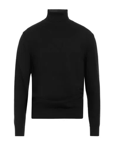 Diktat Man Turtleneck Black Size Xl Viscose, Polyamide, Acrylic, Cashmere In Black