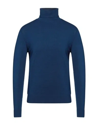 Diktat Man Turtleneck Blue Size S Viscose, Polyamide, Acrylic, Cashmere