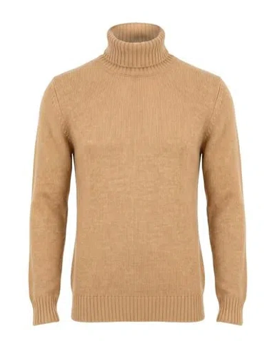 Diktat Man Turtleneck Camel Size S Merino Wool, Polyamide, Acrylic In Brown