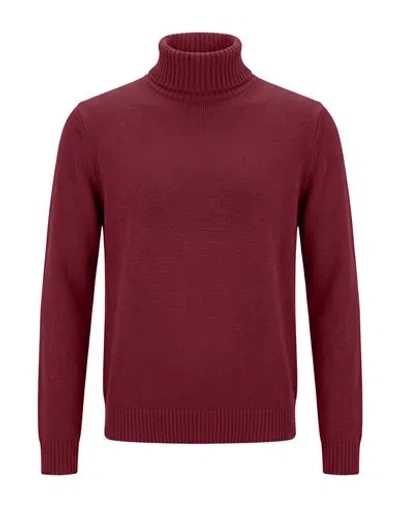 Diktat Man Turtleneck Garnet Size S Cotton In Red