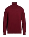 Diktat Man Turtleneck Garnet Size Xl Viscose, Polyamide, Acrylic, Cashmere In Red