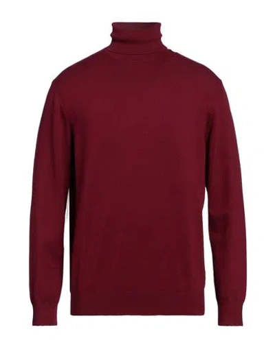 Diktat Man Turtleneck Garnet Size Xl Viscose, Polyamide, Acrylic, Cashmere In Red