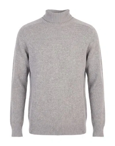 Diktat Man Turtleneck Light Grey Size M Merino Wool, Polyamide, Acrylic In Gray
