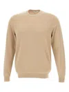 Diktat Ribbed-edge Cotton Sweater In Neutral