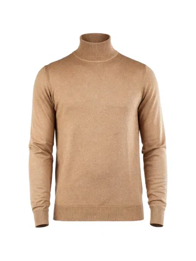 Diktat Roll Neck Knitwear In Brown