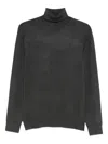 Diktat Roll-neck Sweater In Black