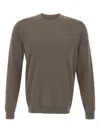 Diktat Round-neck Sweater In Brown