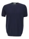 Diktat Short-sleeve Ribbed-edge Sweater