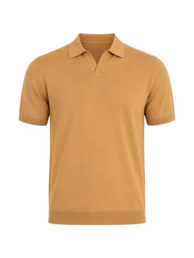 Diktat Short-sleeve Knitted T-shirt In Brown