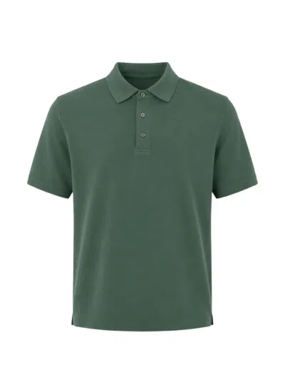 Diktat Short-sleeve Polo Shirt In Green