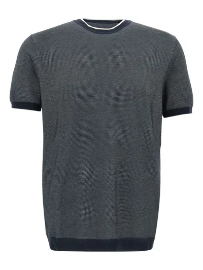 Diktat Textured Short-sleeve Sweater In Neutral