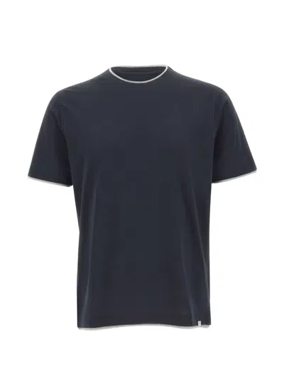 Diktat Trims Neckline T-shirt In Black