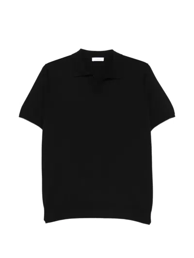 Diktat V-neck T-shirt In Black