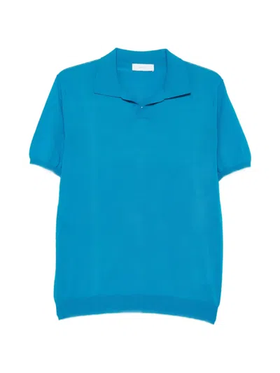 Diktat V-neck T-shirt In Blue