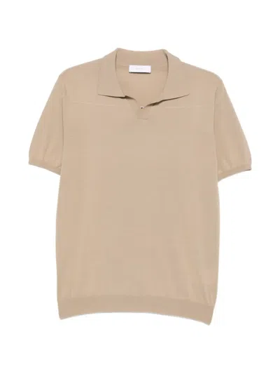 Diktat V-neck T-shirt In Brown