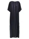 Di.la3 Pari' Blue Caftano Dress In Blue