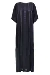 Di.la3 Pari' Blue Caftano Dress In Blue