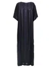 Di.la3 Pari' Blue Caftano Dress In Blue