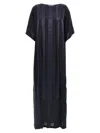 Di.la3 Pari' Blue Caftano Dress In Blue