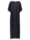 Di.la3 Pari' Blue Caftano Dress In Blue