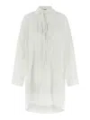 Di.la3 Pari' Oversize Shirt In White