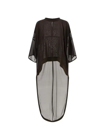 Di.la3 Pari' Coda Asymmetric Top In Black