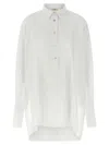 Di.la3 Pari' Oversize Shirt In White