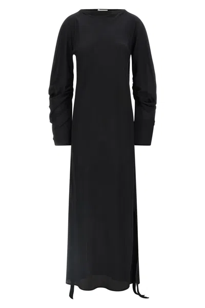 Di.la3 Pari' Baby Dress In Black