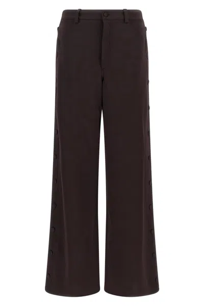 Di.la3 Pari' Button Pants In Purple