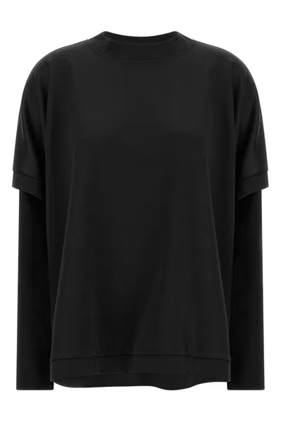 Di.la3 Pari' Di. La3 Pari' 'manicotti' Sweatshirt In Black