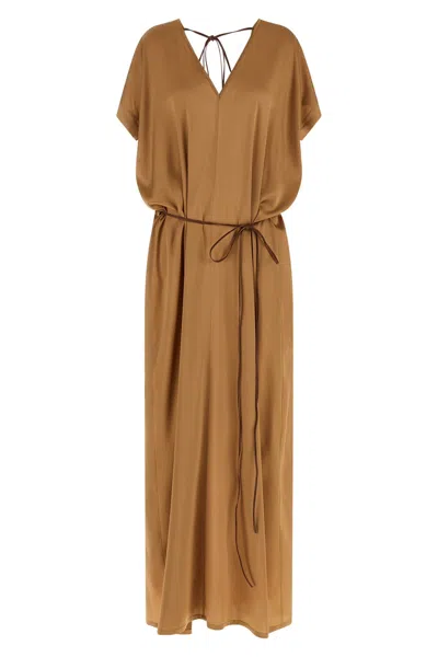 Di.la3 Pari' Riky Dress In Brown