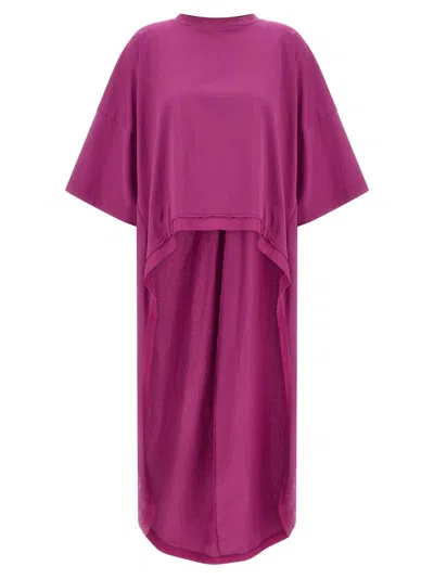 Di.la3 Pari' Fuchsia Coda T-shirt In Pink