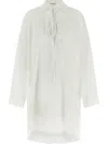 Di.la3 Pari' Oversize Shirt In White