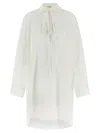 Di.la3 Pari' Oversize Shirt In White