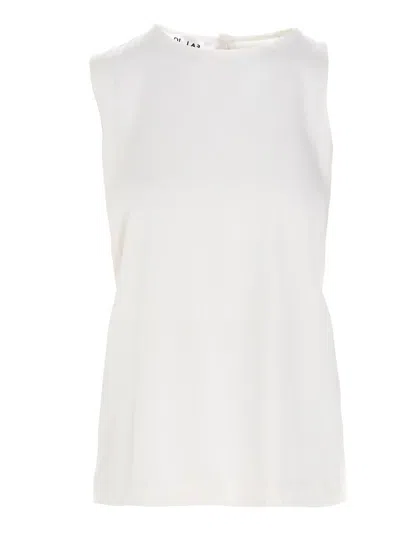 Di.la3 Pari' Top In White