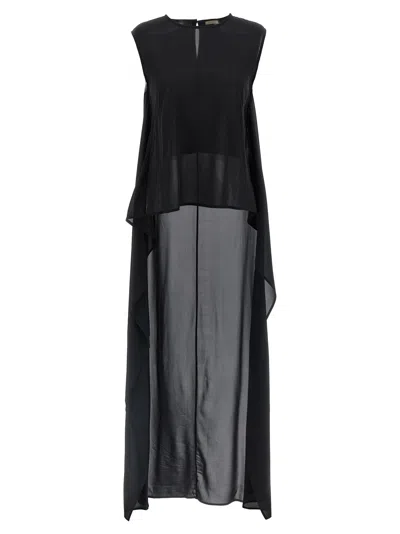 Di.la3 Pari' Trawl Top In Black