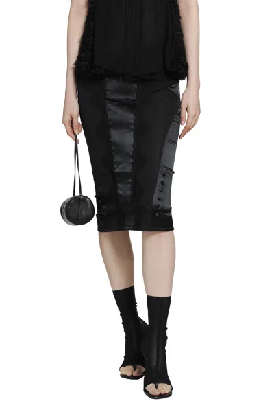 Dilara Findikoglu Behinf The Window Skirt In Black