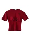 Dilara Findikoglu Crew-neck T-shirt In Red