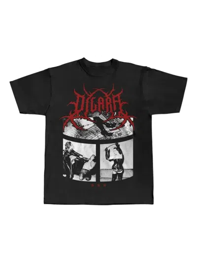 Dilara Findikoglu Femme Vortex T-shirt In Black
