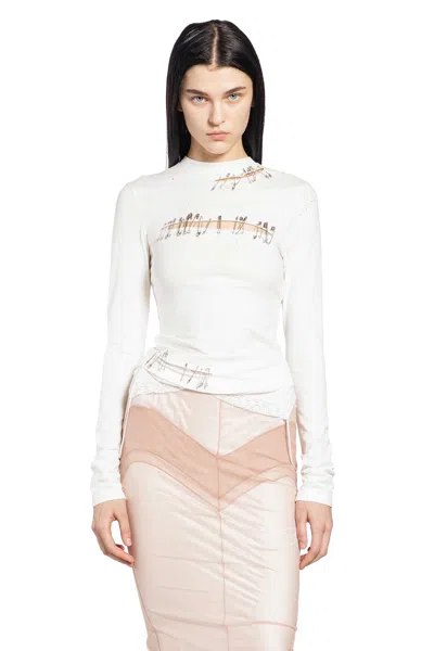 DILARA FINDIKOGLU SAFETY PIN LONG SLEEVE T-SHIRT