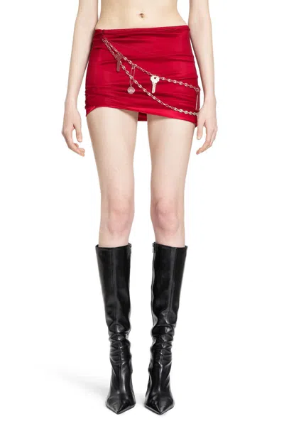 Dilara Findikoglu Skirts In Red