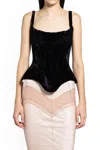 Dilara Findikoglu Shield Corset In Black